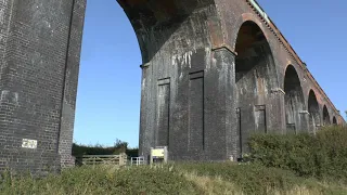 We take an evening trip over the Fantastic Harringworth Viaduct to Kettering    September 2020