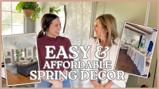 DECORATE WITH US FOR SPRING | Easy, Affordable Seasonal Decor 🌸🌼 | FARMHOUSE LIVING