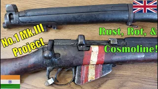 No.1 Mk.III SMLE Lee Enfield Restoration Unboxing | Ishipore Musket & DP Milsurp Rifle  Century Arms