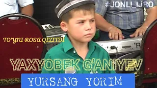 YAXYOBEK G'ANIYEV TO'YNI QIZITIB TASHLADI - BO'YLARINGA #talant #music #uzbek