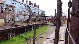 Exploring A MASSIVE Abandoned Steel Factory With Everything Still Inside!