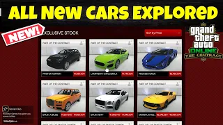 Gta 5 CONTRACT DLC : ALL NEW CARS EXPlORED, All New Cars Gta Online