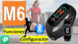 Smart band m6 2021| Funciones | Configuración en español