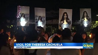 Community unites at Magic Island vigil to honor Theresa Cachuela's memory