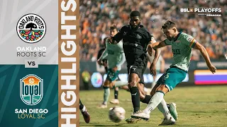 San Diego Loyal SC vs. Oakland Roots SC - USL Championship Playoffs presented by Hisense Match Highl