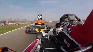 KARTING RACE ON BOARD FULL RACE WSK Franciacorta RACE 1 Leclerc TM Vega