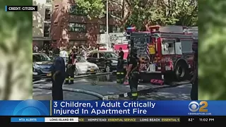 3 Children, 1 Adult Critically Injured In Apartment Fire
