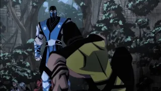 Mortal Kombat Legends Battle of The Realms SUBZERO SAVES SCORPION'S LIFE FROM SMOKE,SEKTOR AND CYRAX