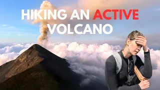 The HARDEST Hike in Central America! Volcano Acatenango and Fuego, Guatemala 🇬🇹