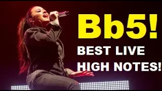DEMI LOVATO - Bb5 "Fall in Line" Live in Amsterdam! | BEST VOCALS & HIGH NOTES #1