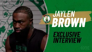 EXCLUSIVE: Jaylen Brown talks postseason goals, Brad Stevens' bold moves