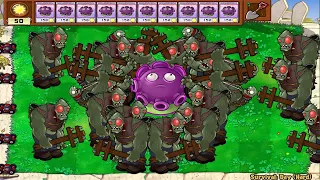 99 Gloom-shroom vs 999 Zombies vs Giga Gargantuar - Plants vs Zombies Hack