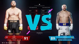 Tyson Fury VS Oleksandr Usyk  || Undisputed Boxing Game Early Access ESBC