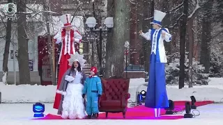 В Центральном парке Новосибирска торжественно открыли каток
