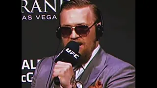 conor mcgregor handling Brazilian crowd like boss