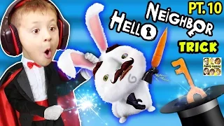 HELLO NEIGHBOR TRICKS w/ FGTEEV CHASE! Pre-Alpha, 2, & 3 Random Tips! (KIDS Gaming)