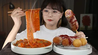 제대로 꾸덕한 로제파스타🧡 핫도그 먹방 WIDE NOODLES ROSE PASTA & CORN DOGS MUKBANG