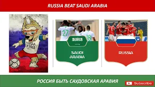 FIFA World Cup 2018: Russia beat Saudi Arabia | Russia won| Russia 5-0 Saudi Arabia live