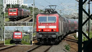 DB BR 143/S-Bahn Dresden in Dresden Hbf, 14.VIII.2023 (S1 - S2 - S3)