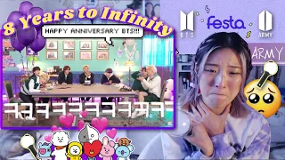 [2021 FESTA] HAPPY 8 YEARS BTS REACTION!!! + 방탄소년단 MIKROKOSMOS (Special) 💜#8YearsToInfinityWithBTS💜