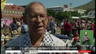 Dr Allan Boesak calls for closure of Israeli Embassy in SA