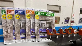 Deagostini Ikarus N52, 53, 54, 55, 56 сборка Икарус 260 1:12 сиденья RC Innenausstattung