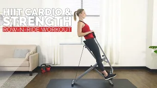 5 Min Cardio & Strength Row-N-Ride HIIT Workout