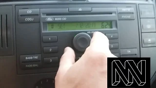 How set clock  radio Ford 6000 cd