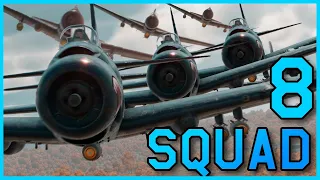 Bringing 8 Planes into a Ground Battle in War Thunder!