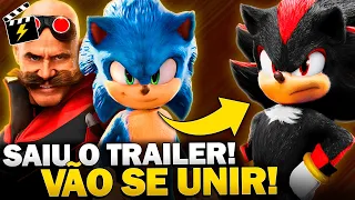 BOMBA! SAIU o TRAILER INCRÍVEL de SONIC 3! | RAIO FILMES