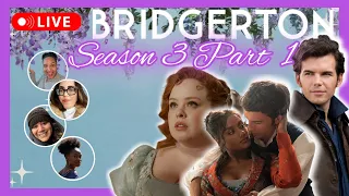 BRIDGERTON SEASON 3 PART 1 LIVE CHAT🐝🪞| Polin | Bridgerton Season 3 Review