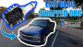OBS Chevy Gets 20 Year Update In 10 Minutes! Texas Speed Shop Truck!
