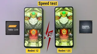 Xiaomi Redmi 12 VS Xiaomi Redmi 12C Performance Test & Comparison