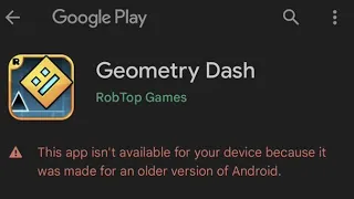 Geometry Dash Removed From Google Play Store