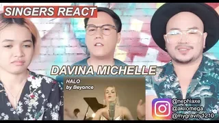 [SINGERS REACT] Davina Michelle - Halo
