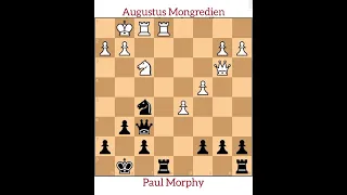 Paul Morphy Attacking the Opponent in their Territory!!! No Engine Era