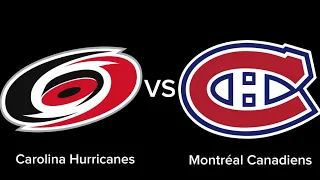 Carolina Hurricanes (3) vs Montréal Canadiens (28) 3/30/24