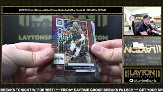 202223 Panini Donruss Optic Choice Basketball 5 Box Break #3   RANDOM TEAMS