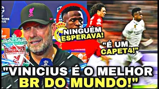 🚨IH!! KLOPP MANDOU A REAL e falou ISSO sobre VINICIUS JR APÓS VITÓRIA DO REAL MADRID HOJE!