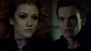 Shadowhunters ➰ Clary + Jonathan »  We're burning down [+3x18]