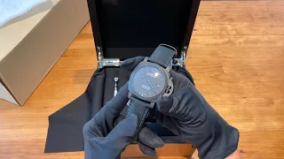Panerai PAM1661 Unboxing, New 2020 Black CarboTech and Blue Luminor