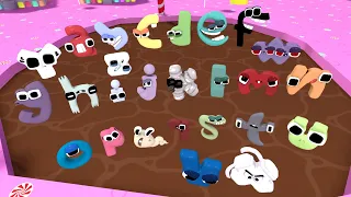 ALL LOWERCASE BABY 3D ALPHABET LORE FAMILY in CHOCOLATE POOL - Garry's Mod