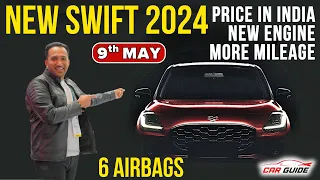 2024 Maruti Suzuki SWIFT 🔥 Launch Date - Price - Safety - 6 Airbags | Tata Tiago Rival | Book Now