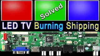 How To Exit From Burning Mode Or Shipping Mode In LED TV | Fix Burning Problem