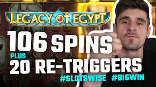 LEGACY OF EGYPT SLOT 🏺 Record FREE SPINS Win