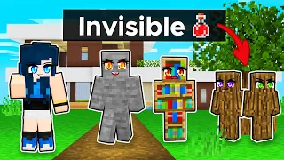 100% HIDDEN in Minecraft Hide N' Seek!