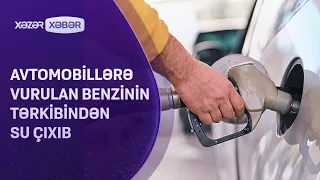 Benzinin tərkibindən su çıxır