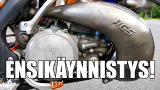 KTM EXC 250 Alakertaremontti Osa 2 | Tallihommia #25