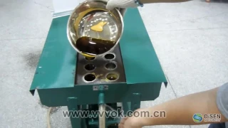 Manual candle making machine