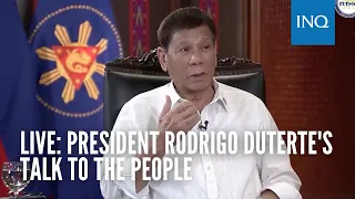 LIVE: President Rodrigo Duterte's Talk to the People | May 12, 2022